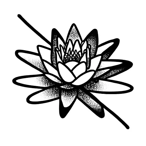 water lily, crab, water, earth, cancer sign tattoo design idea