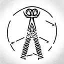 Ankh Symbol tattoo design idea