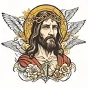 Jesus Christ  tattoo design idea