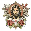 Jesus Christ  tattoo design idea