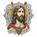 Jesus Christ  tattoo design idea