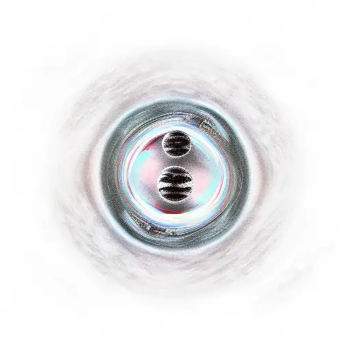 black hole tattoo design idea