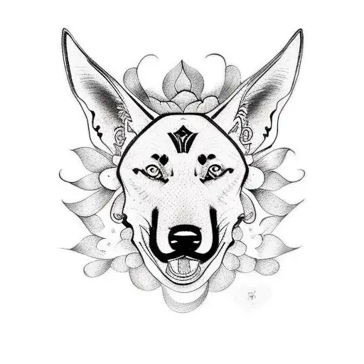 Belgian Malinois  tattoo design idea