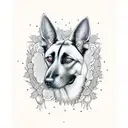 Belgian Malinois  tattoo design idea