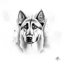 Belgian Malinois  tattoo design idea