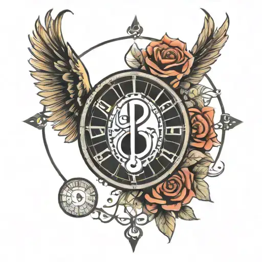 circle of fifths and music production and beatmaker  tattoo design idea