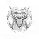 taurus and libra sign tattoo design idea