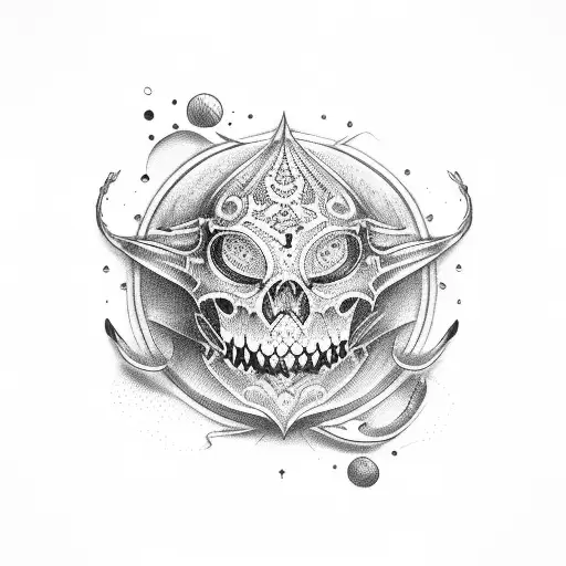  skate tattoo design idea