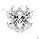  skate tattoo design idea