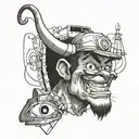 Powerline from Disney characters tattoo design idea