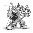 Powerline from Disney characters tattoo design idea