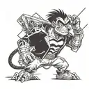 Powerline from Disney characters tattoo design idea