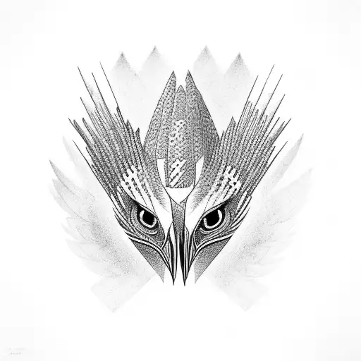 thunderbird Anishinabe tattoo design idea