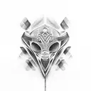 parthenon tattoo design idea