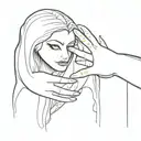 phantom of the opera and christine diia holding hands in the 2004 movie tattoo design idea