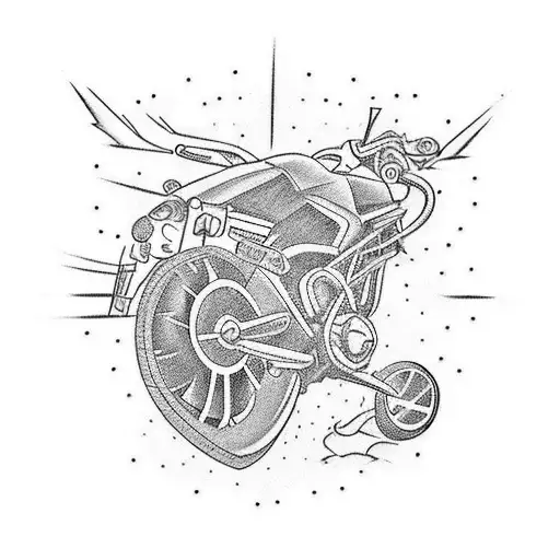 something in memory of my dad. He liked ducati motorcycles, working on cars, jeeps, and fishing.  tattoo design idea