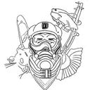 something in memory of my dad. He liked ducati motorcycles, working on cars, jeeps, and fishing.  tattoo design idea