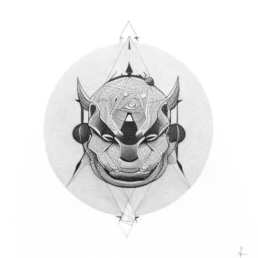 Everything happens for a reason tattoo design idea