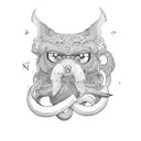 Everything happens for a reason tattoo design idea