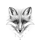 Fox tattoo design idea