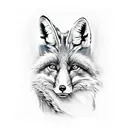 Fox tattoo design idea
