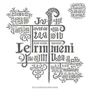 Hebrew text Jeremiah 33:3  tattoo design idea