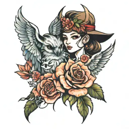 friendship of 3 tattoo design idea