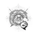 bomb tattoo design idea