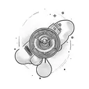 bomb tattoo design idea