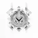 pantheon tattoo design idea