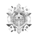 pantheon tattoo design idea