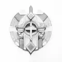 pantheon tattoo design idea