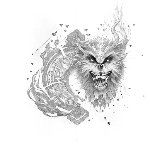 the way destiny takes you to your soulmate tattoo design idea