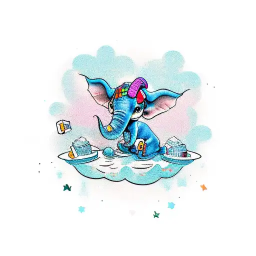 dumbo  tattoo design idea