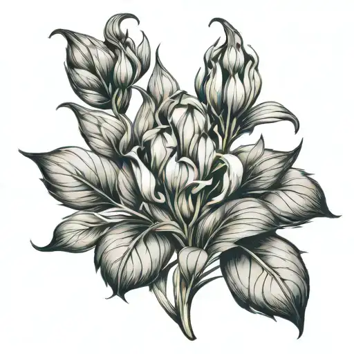 the beauty and the beast, muguet, date tattoo design idea