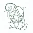alpha omega chrisme catholic  tattoo design idea