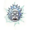 rick and morty tattoo design idea