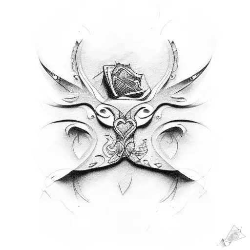 cocaine roulette tattoo design idea