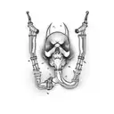 Pipe  tattoo design idea