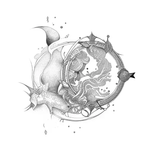 Virgo Aquarius Tattoo tattoo design idea