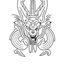 american football tattoo design idea