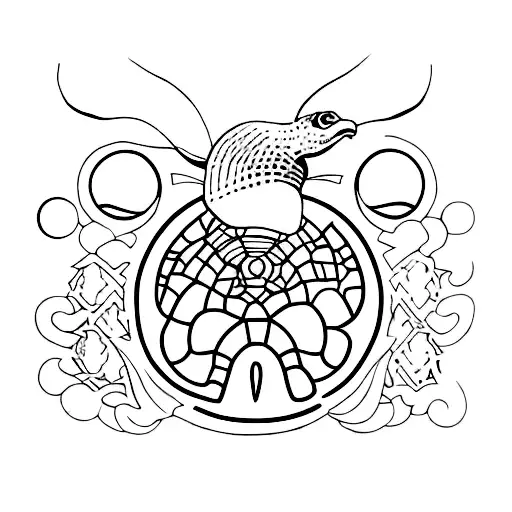 une tortue en référence à la sœur du trico en référence à ma mamie et à une référence à mon papie mort  tattoo design idea