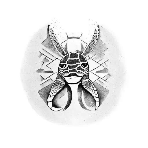 une tortue en référence à la sœur du trico en référence à ma mamie et à une référence à mon papie mort  tattoo design idea