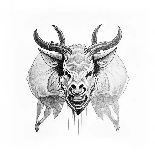 minotaur  tattoo design idea