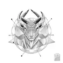 minotaur  tattoo design idea