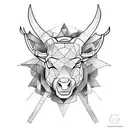 minotaur  tattoo design idea