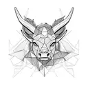 minotaur  tattoo design idea