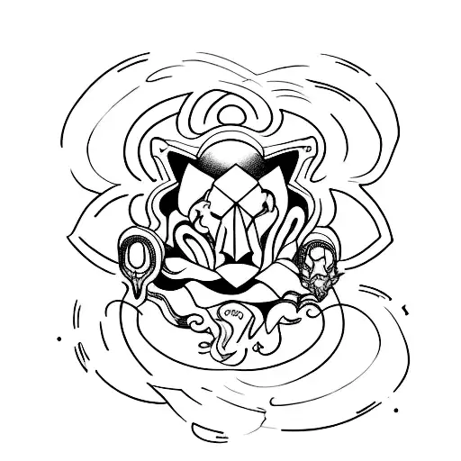 frase scialla semper tattoo design idea