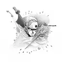 Zoro tattoo design idea