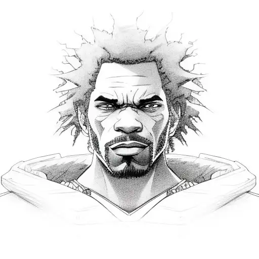 boondocks with a quote  tattoo design idea